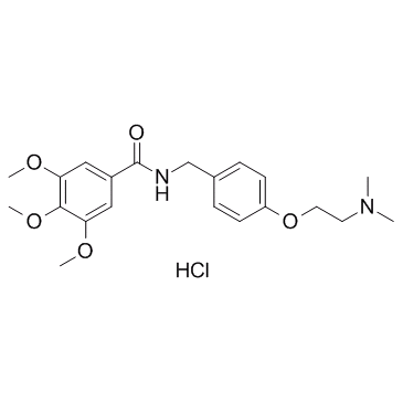 Trimethobenzamide hydrochloride结构式