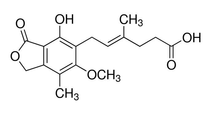 霉酚酸结构式