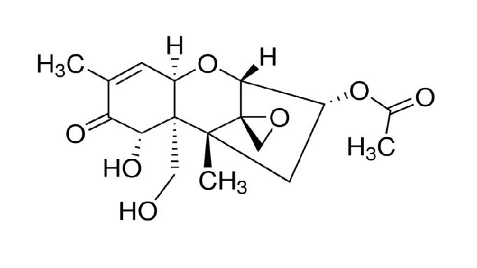 3-乙酰基脱氧雪腐镰刀菌烯醇结构式