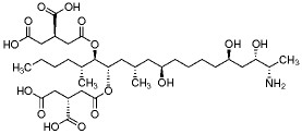 伏马毒素B1结构式 伏马毒素B1结构式
