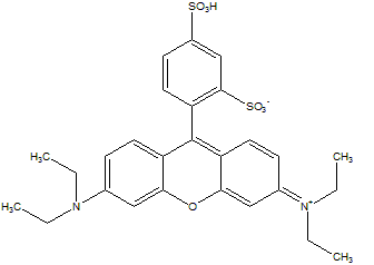 磺酰罗丹明b结构式