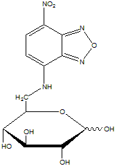 6-NBDG结构式