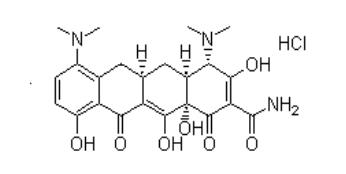 盐酸米诺环素，美满霉素;二甲胺四环素盐酸盐