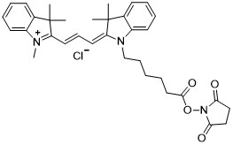 Cy3-NHS酯结构式